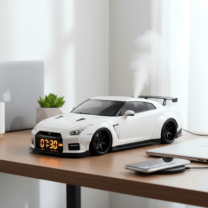 LED Engine-Style Alarm Clock