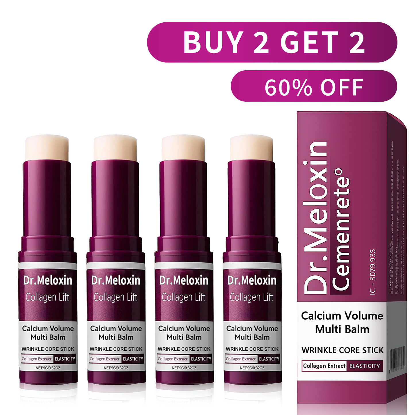 Dr. Meloxin Collagen Lift Eye Balm + Eye Patch Set