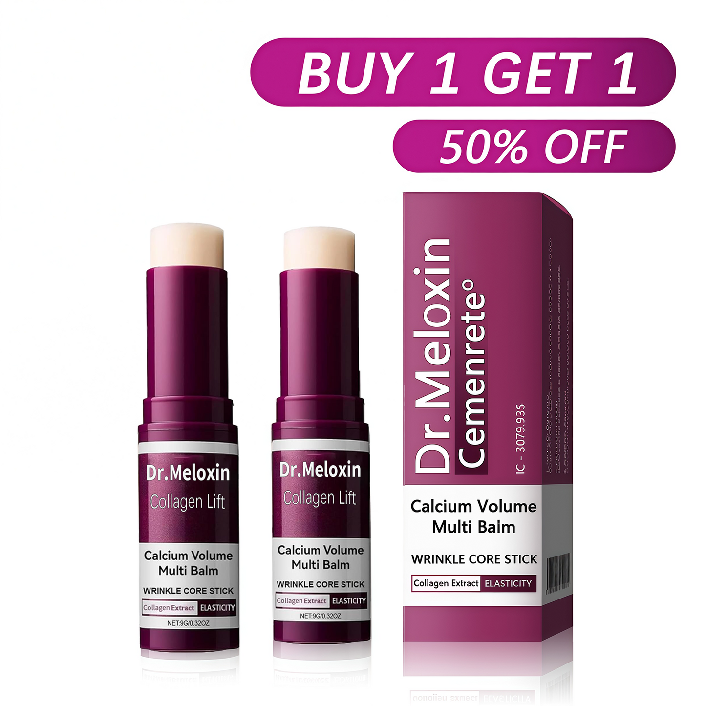 Dr. Meloxin Collagen Lift Eye Balm + Eye Patch Set