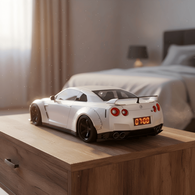 LED Engine-Style Alarm Clock