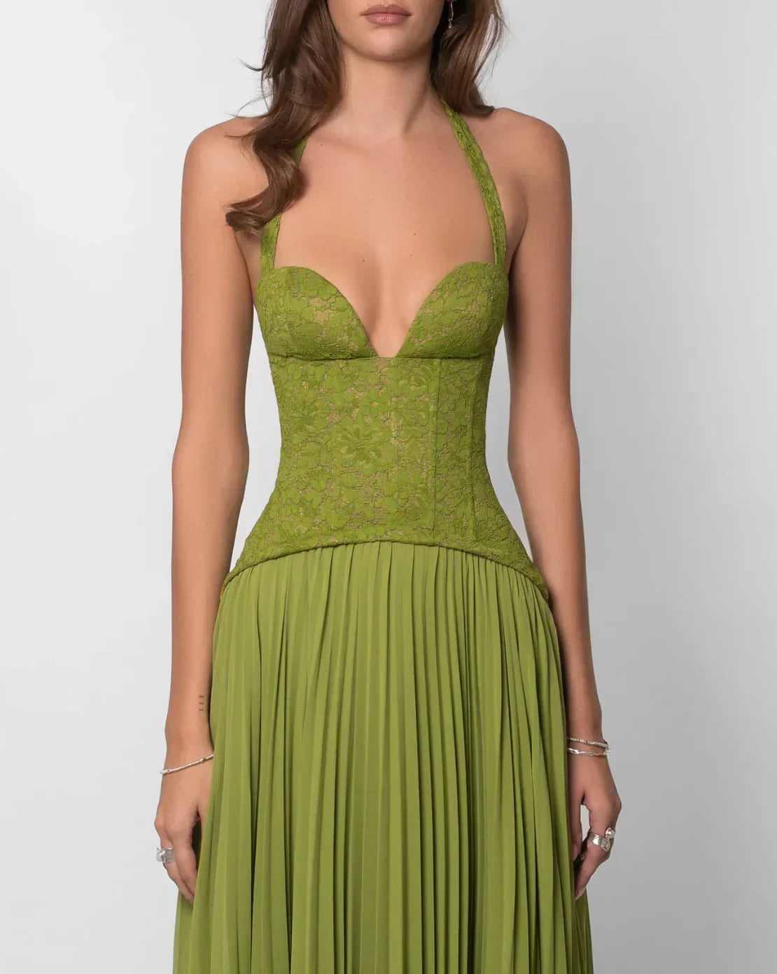 Verdant Muse Maxi Dress