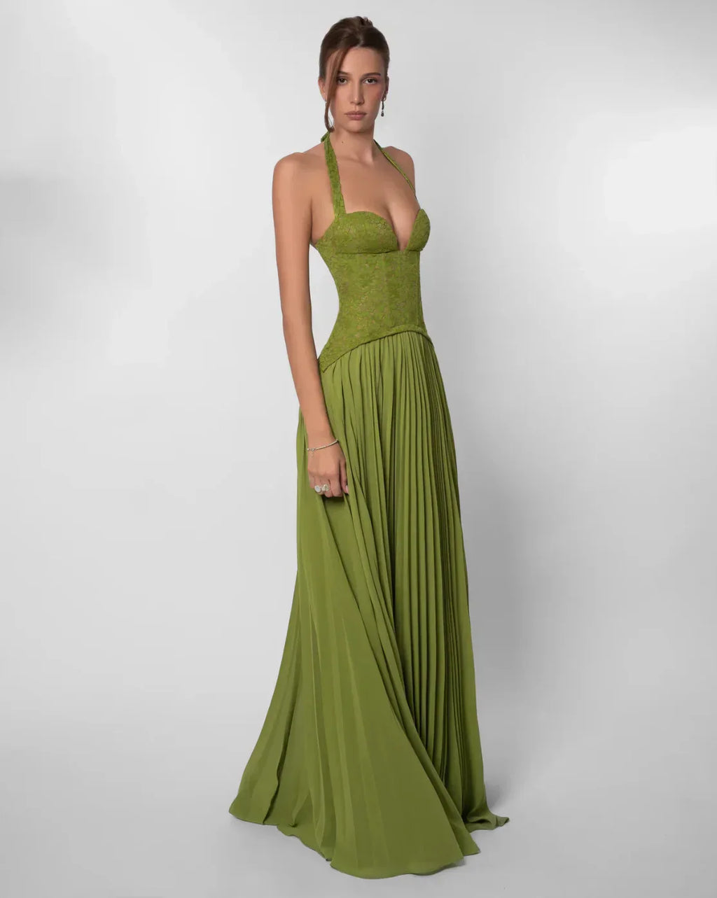 Verdant Muse Maxi Dress