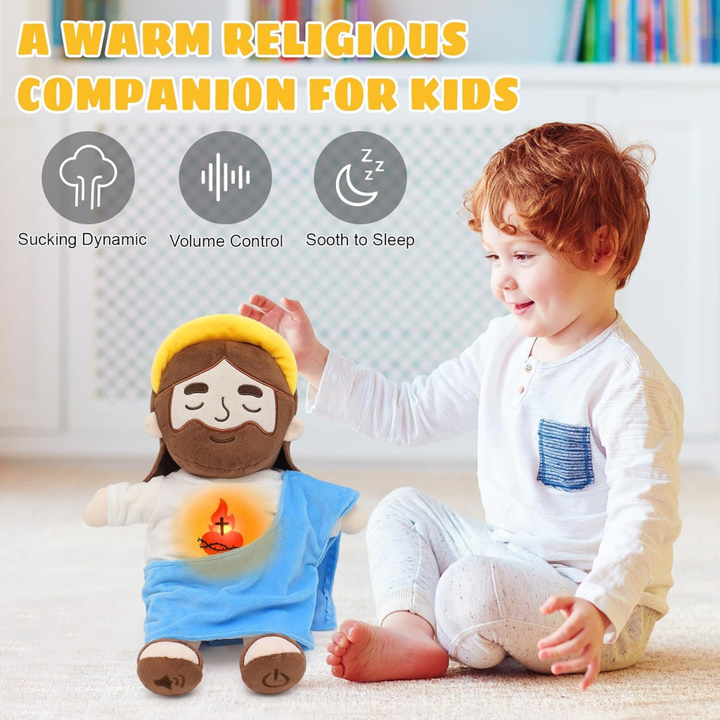 Heavenly Hug Jesus Plush – Stress-Relief & Sleep Companion