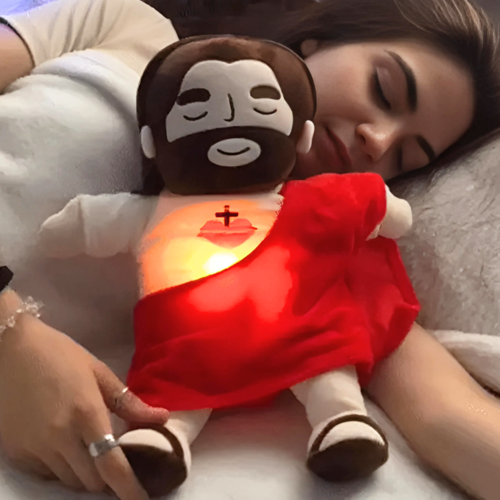 Heavenly Hug Jesus Plush – Stress-Relief & Sleep Companion