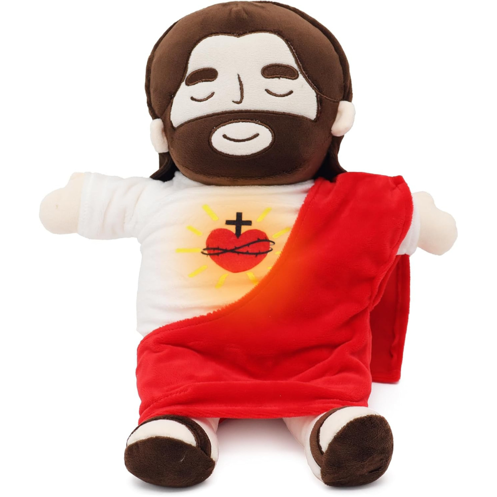 Heavenly Hug Jesus Plush – Stress-Relief & Sleep Companion
