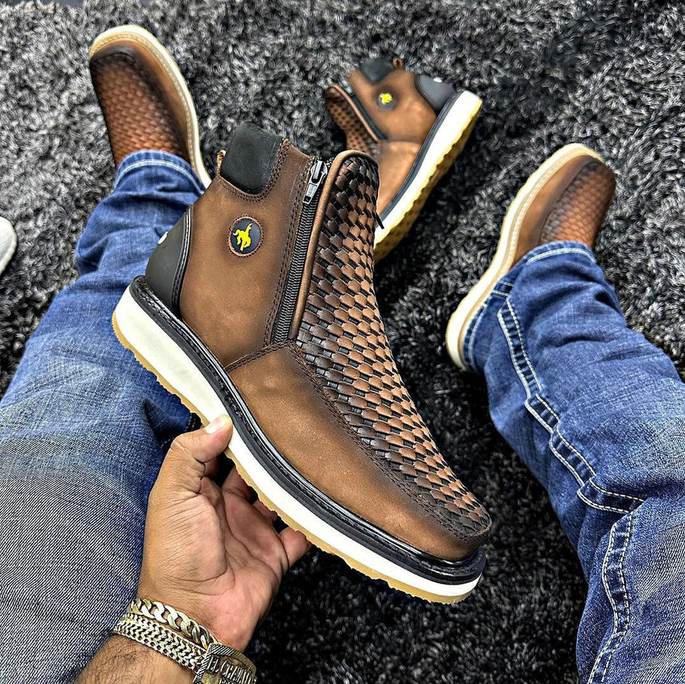 Botas de cowboy western feitas à mão