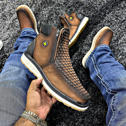 Botas de cowboy western feitas à mão