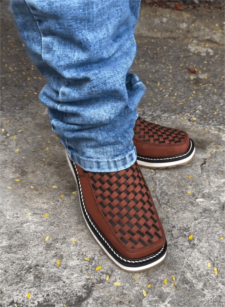 Botas de cowboy western feitas à mão